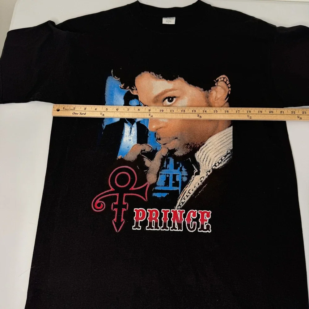 Vintage 2004 Musicology Tour Prince T-Shirt Black Excellent Mens Large - Picture 6 of 7